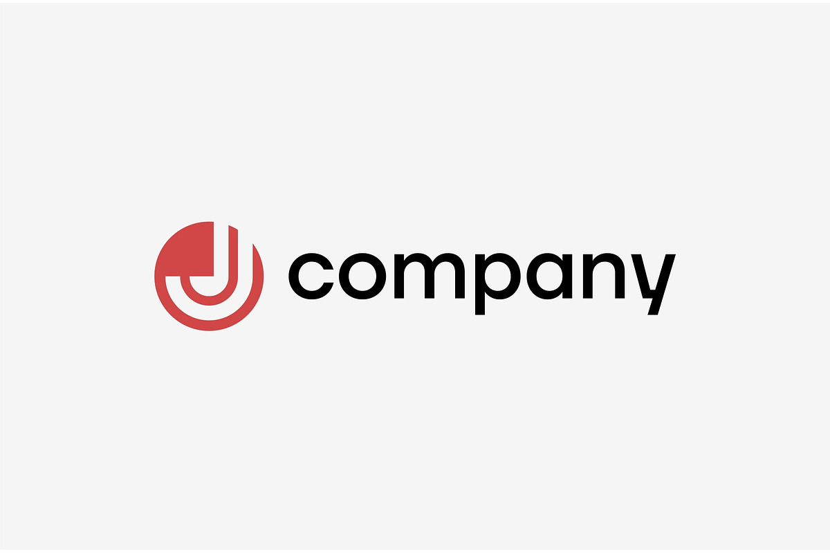 Letter J Circular Modern Logo, a Branding & Logo Template by ika trisiana (Photo 1 of 2)
