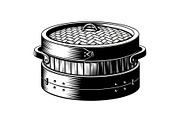 Vintage Bamboo Steamer Silhouette, a Graphic by musafir_fashion (Thumbnail 7 of 14)