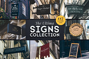 The Ultima Signs Collection, a Product Mockup by Madebyvadim (Thumbnail 1 of 8)