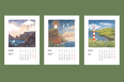 Calendar 2026 Portuguese Islands, an Object Illustration by Dashnpro (Thumbnail 4 of 6)
