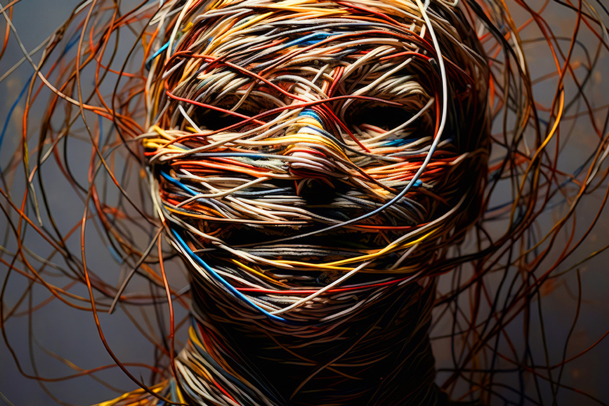Human Wires. 40 images, a Technology Illustration by Handmadefont (Photo 8 of 11)
