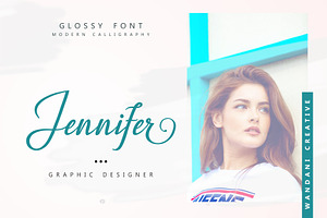 Glossy Script Font