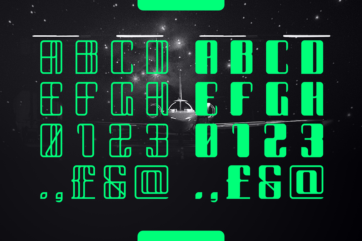 EXOLUS Experimental Font, a Font by Alex-Banks Type (Photo 2 of 7)