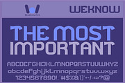 Core Thought font, a Font by weknow (Thumbnail 3 of 8)