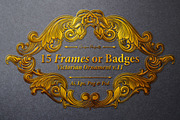 15 Frames v.11 - Victorian Ornament, a Graphic by Cruzine (Thumbnail 3 of 7)