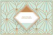 Fish Scale Art Deco Patterns, a Pattern Graphic by Firowerk (Thumbnail 7 of 11)