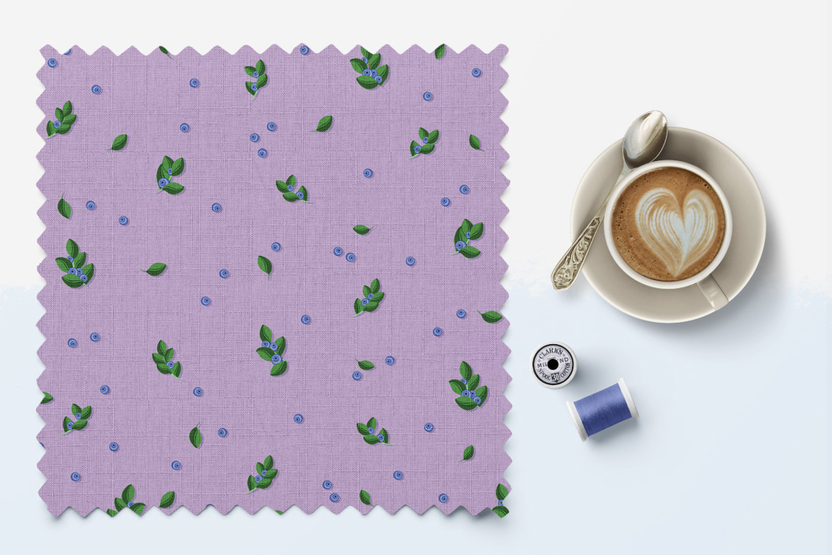 Blueberry sprigs - Set patterns, a Pattern Graphic by Yummy (Photo 7 of 9)