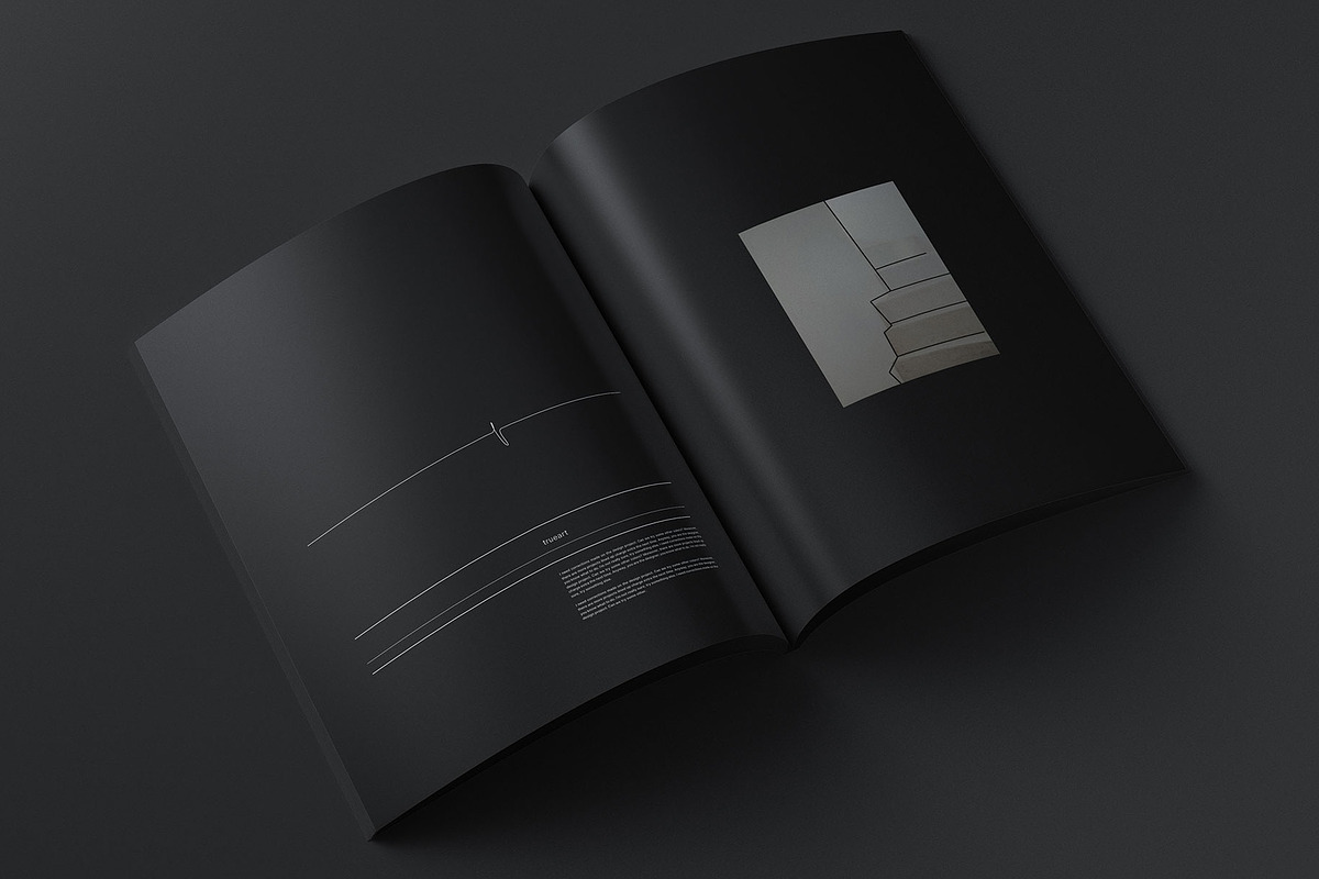 Perfect Binding Open Magazine Mockup, a Books & Magazine Mockup by Graphic Pear