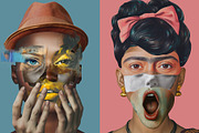 The Face Collage, an Object Graphic by Graphicdome (Thumbnail 18 of 21)