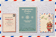 8 retro Christmas Cards Bundle, a Card Template by Prodesign (Thumbnail 6 of 8)