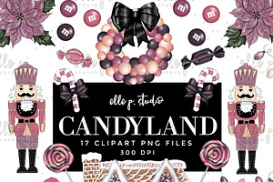 Candyland Clipart Bundle