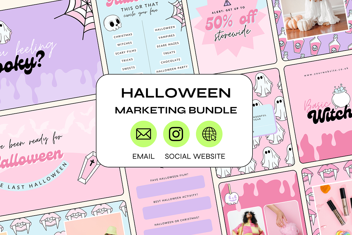 Halloween Marketing Bundle, an Email Template by The Pixel Palace (Photo 1 of 15)