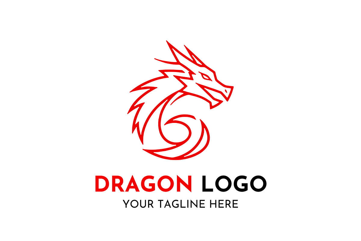 Dragon Powerful Emblem Logo Design, a Branding & Logo Template by Megafox Studio (Photo 1 of 2)