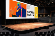 Conference Event Stage Screen Mockup, an Advertising Mockup by smishura (Thumbnail 9 of 10)