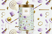 Illusion- 3D Geometric Objects, an Object Graphic by Polar Vectors (Thumbnail 8 of 21)