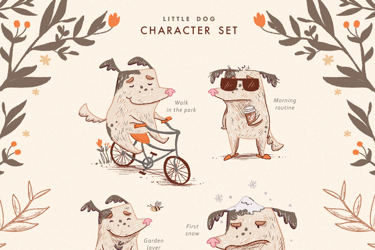 One Dog Story • Character set, an Illustration by Yeticrab (Photo 6 of 12)