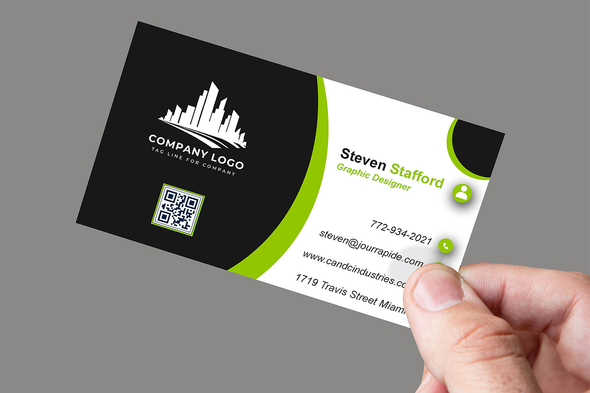 Minimal Modern Business Card PSD preview 5