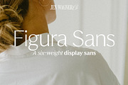 Figura Sans | A 12-Font Luxe Sans, a Sans Serif Font by Jen Wagner Co (Thumbnail 1 of 8)
