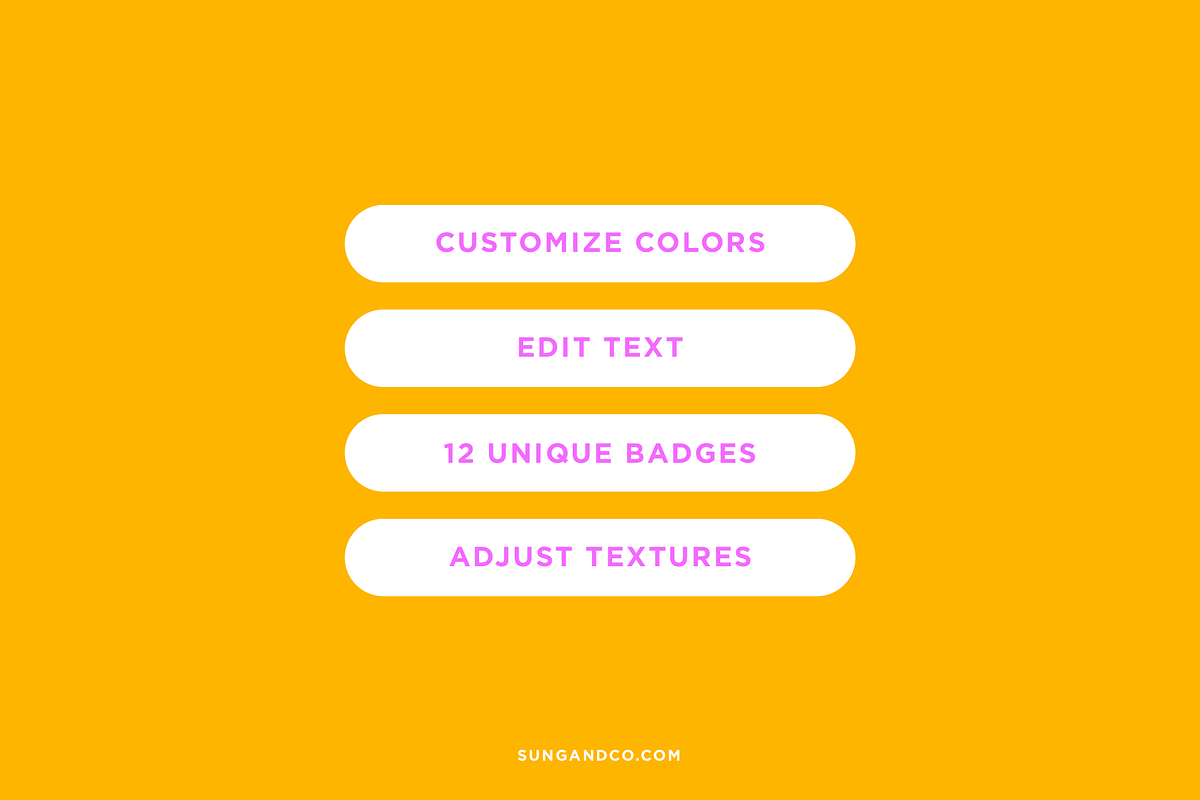Weekly Tasks Completed Badges, a Templates & Theme by sungandco (Photo 2 of 5)