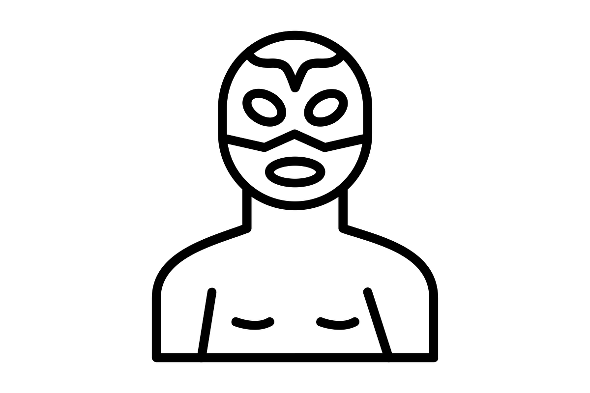 Wrestler Line Icon, an Icon by Pexelpy (Photo 2 of 2)