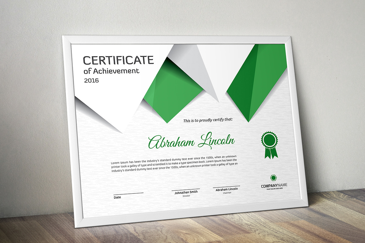 Certificate Word | PSD | AI, a Stationery Template by Curve Design (Photo 4 of 4)