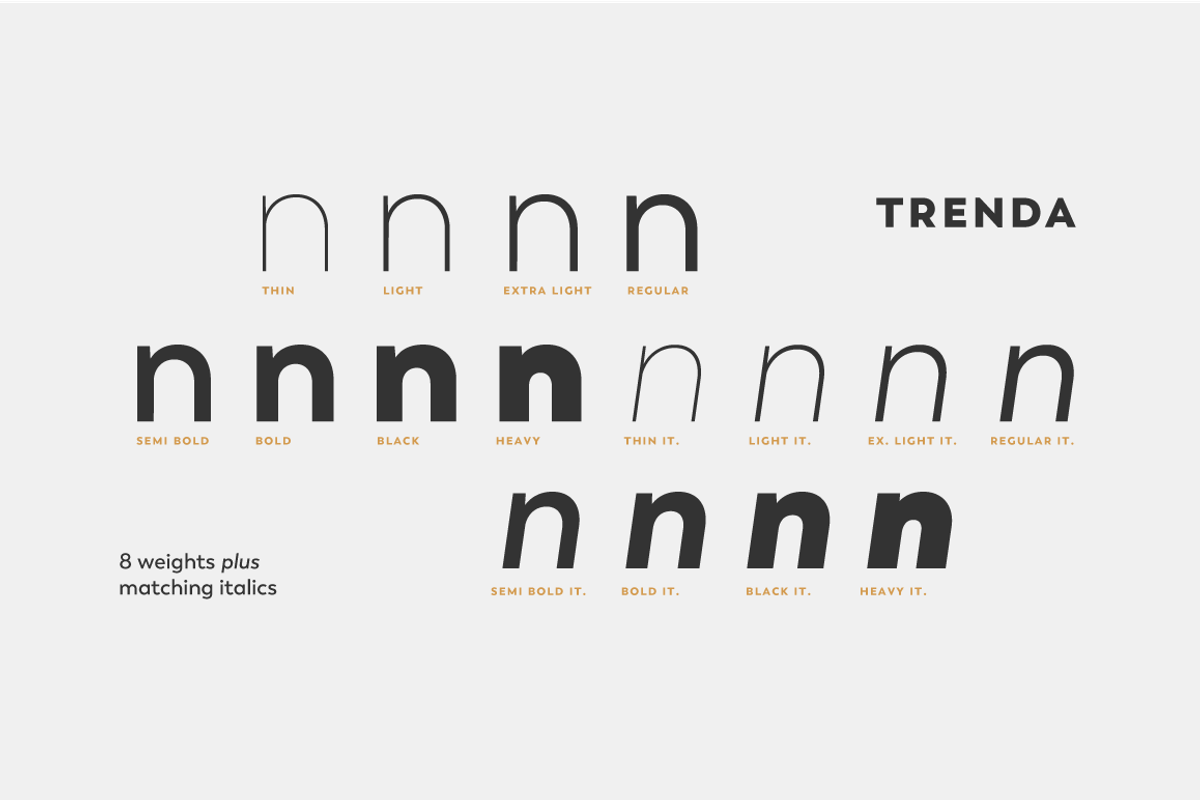 Trenda, a Sans Serif Font by Latinotype (Photo 11 of 15)