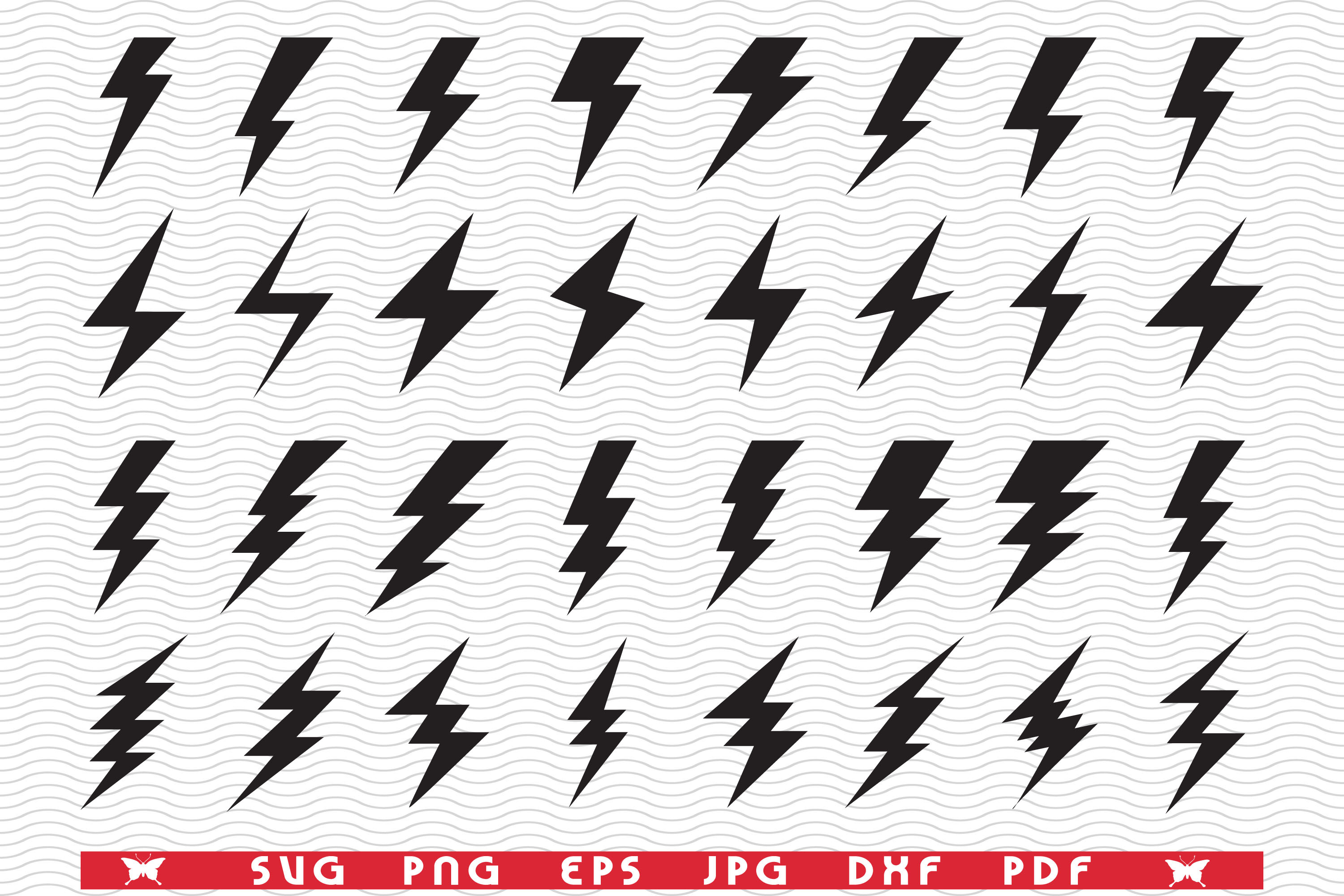 SVG Flash lighting,Black Silhouettes, a Graphic by DesignStudioRM