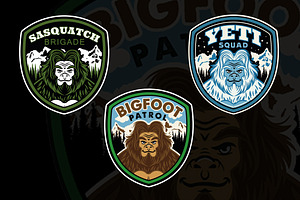 Sasquatch Brigade Labels