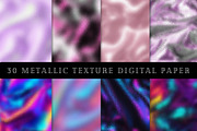 30 METALLIC FOIL TEXTURES, a Texture Graphic by UniqueMe (Thumbnail 5 of 14)