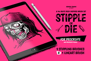 Procreate Ink and Stippling Brushes, a Brush Add-On by Graphic Roadie (Thumbnail 2 of 9)