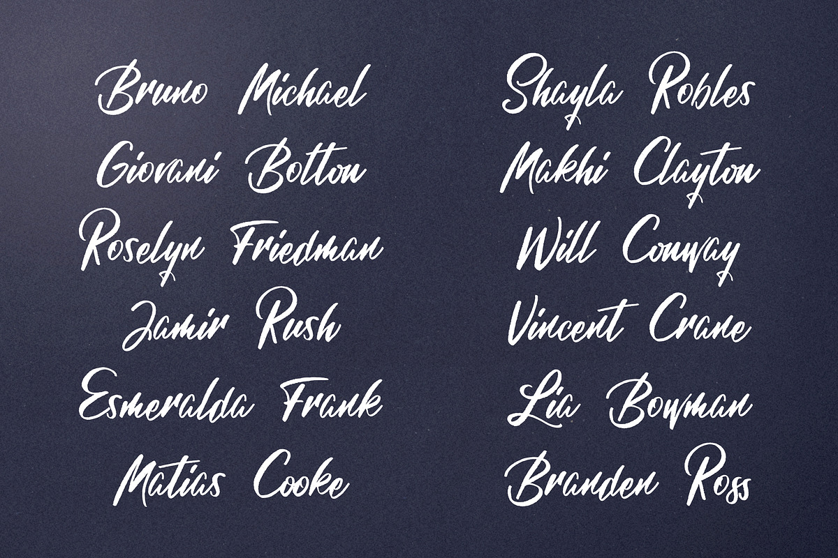 Mantrum - Urban script | 3 styles preview 2