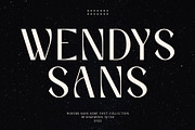 Wendys | Modern and chic Sans Serif, a Sans Serif Font by roomspace creative lab (Thumbnail 13 of 14)
