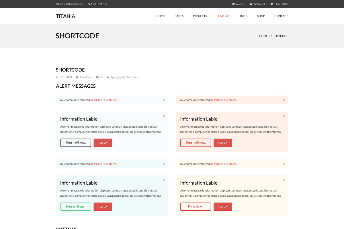 Titania - Multipurpose PSD Template, a Websites & App Template by TemPlaza (Photo 50 of 53)