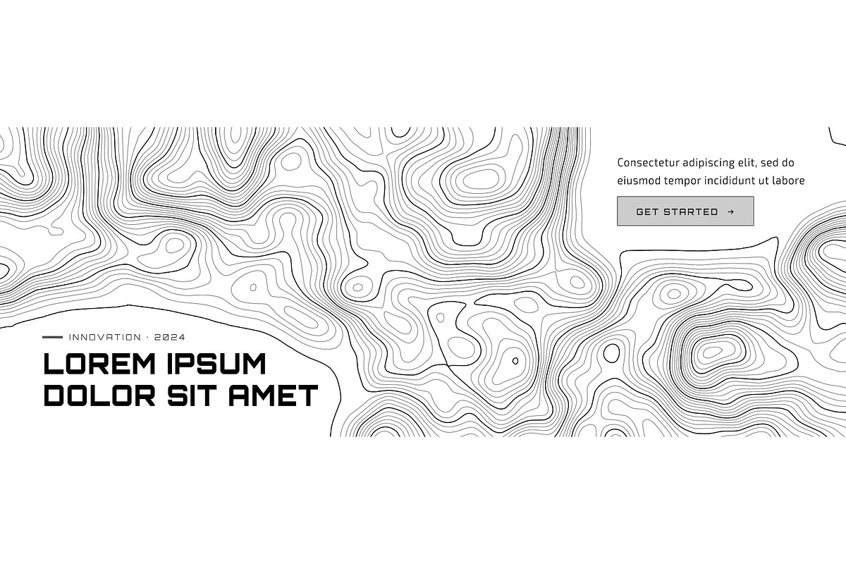 Pattern digital map line layer, a Technology Illustration by RDShop (Photo 2 of 3)