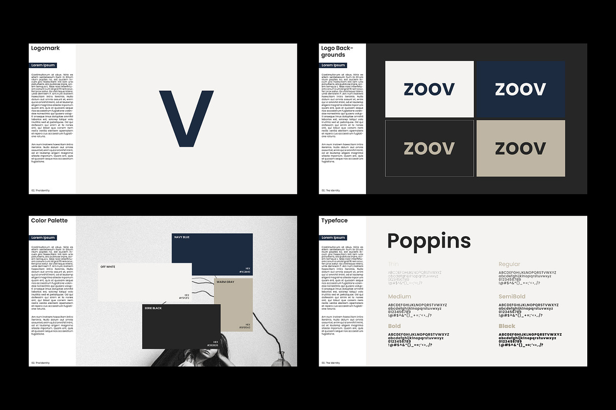 ZOOV | Brand Guidelines Template, a Presentation Template by shaondesigns (Photo 5 of 9)
