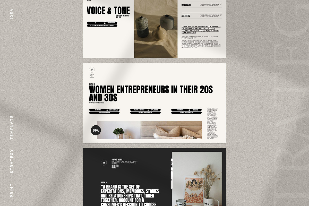Brand Strategy Presentation Template, a Presentation Template by PrintIdea (Photo 5 of 8)