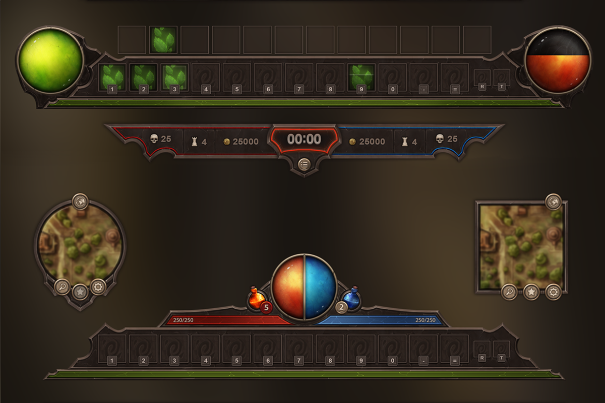 Burnblade UI, a Graphic by EvilSystem (Photo 2 of 11)