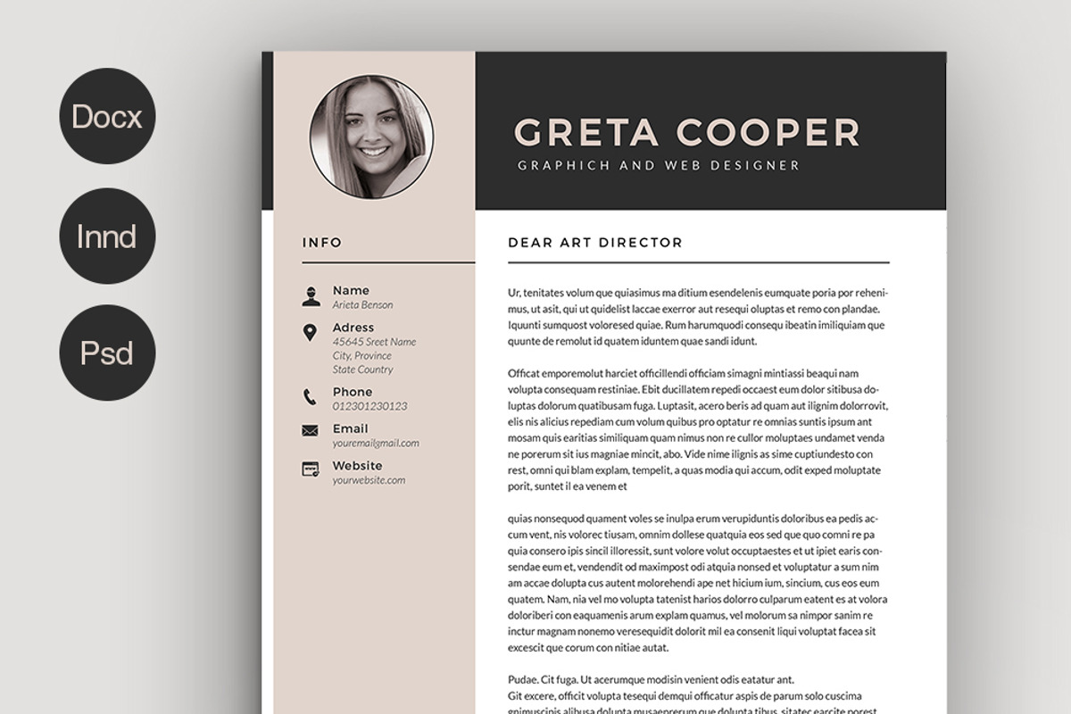 Clean Cv-Resume II, a Resume Template by Estartshop (Photo 3 of 4)
