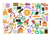 BACK TO SCHOOL: clipart and stickers, an Education Illustration by Elliko shop (Thumbnail 3 of 14)