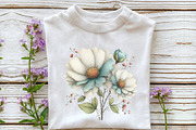 Spring Daisy Flower Clipart, an Illustration by OK Design (Thumbnail 6 of 6)