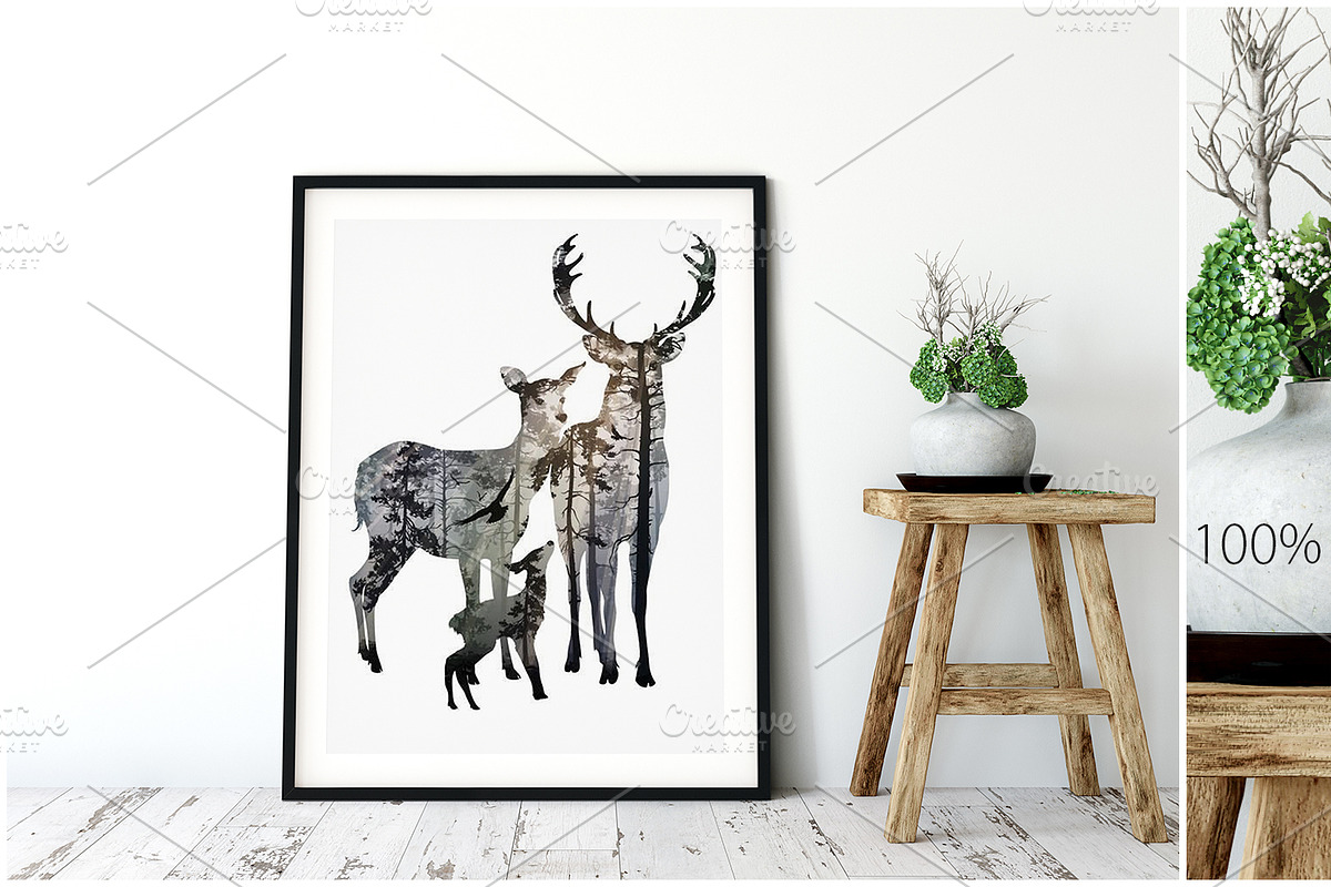 Frames & Walls Scandinavian Bundle, a Household Mockup by Yuri-U (Photo 22 of 38)