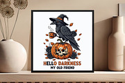 Raven Crow Coffee Halloween, an Illustration by DreamCafeArt (Thumbnail 4 of 7)