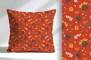 Terra Cotta Abstract Floral Seamless, a Pattern Graphic by Sharon Schwalbe (Thumbnail 2 of 4)