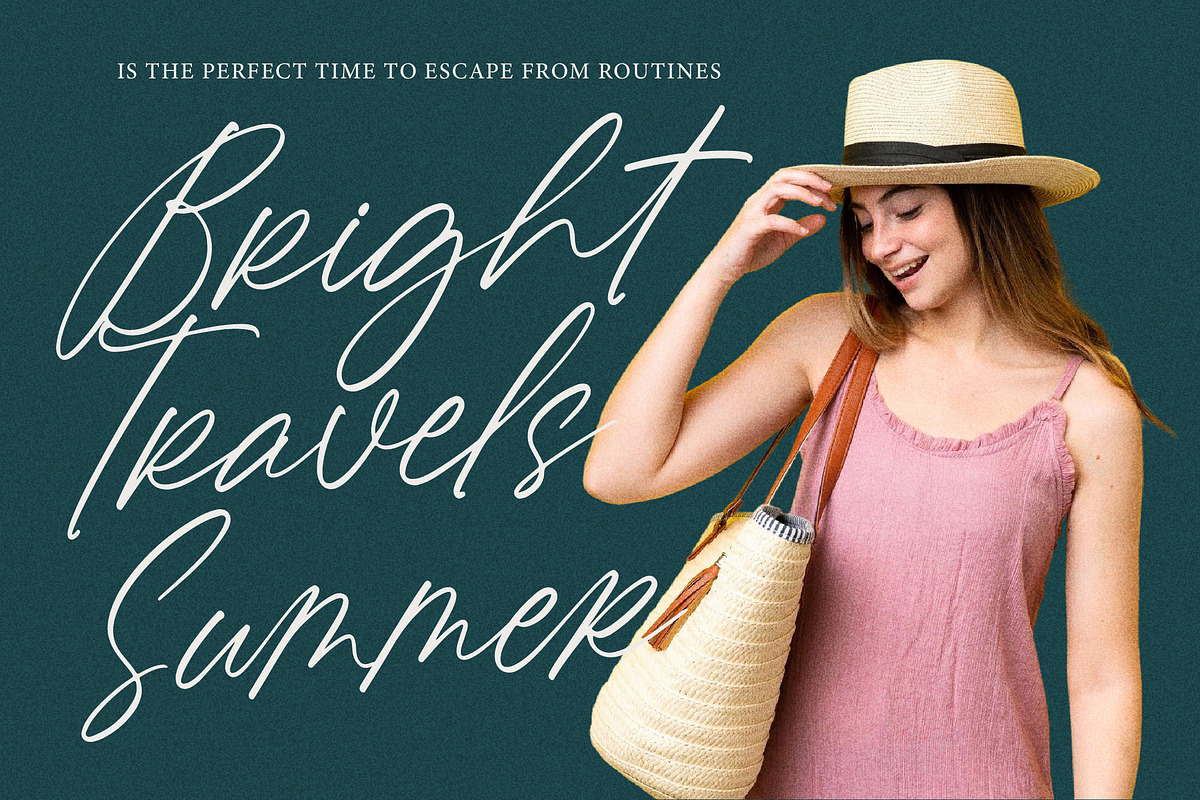 Charitty Battera Handwritten InkFont, a Script Font by Letterena Studios Script (Photo 8 of 15)
