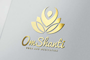 Om Shanti - Yoga and Meditation Logo, a Branding & Logo Template by Mocca Design (Thumbnail 3 of 7)