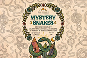 Mystery Snakes, an Animal Illustration by Ink Stories (Thumbnail 1 of 31)