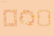 Retro Flower - Patterns & Clipart, a Pattern Graphic by Inna Moreva (Thumbnail 5 of 12)