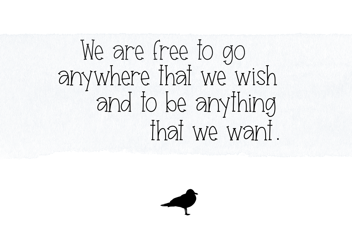 Seagull - A Handwritten Font preview 4