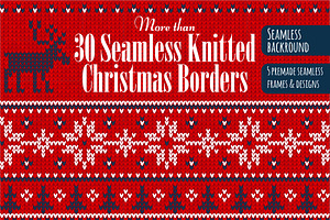 30 Seamless Knitted Borders