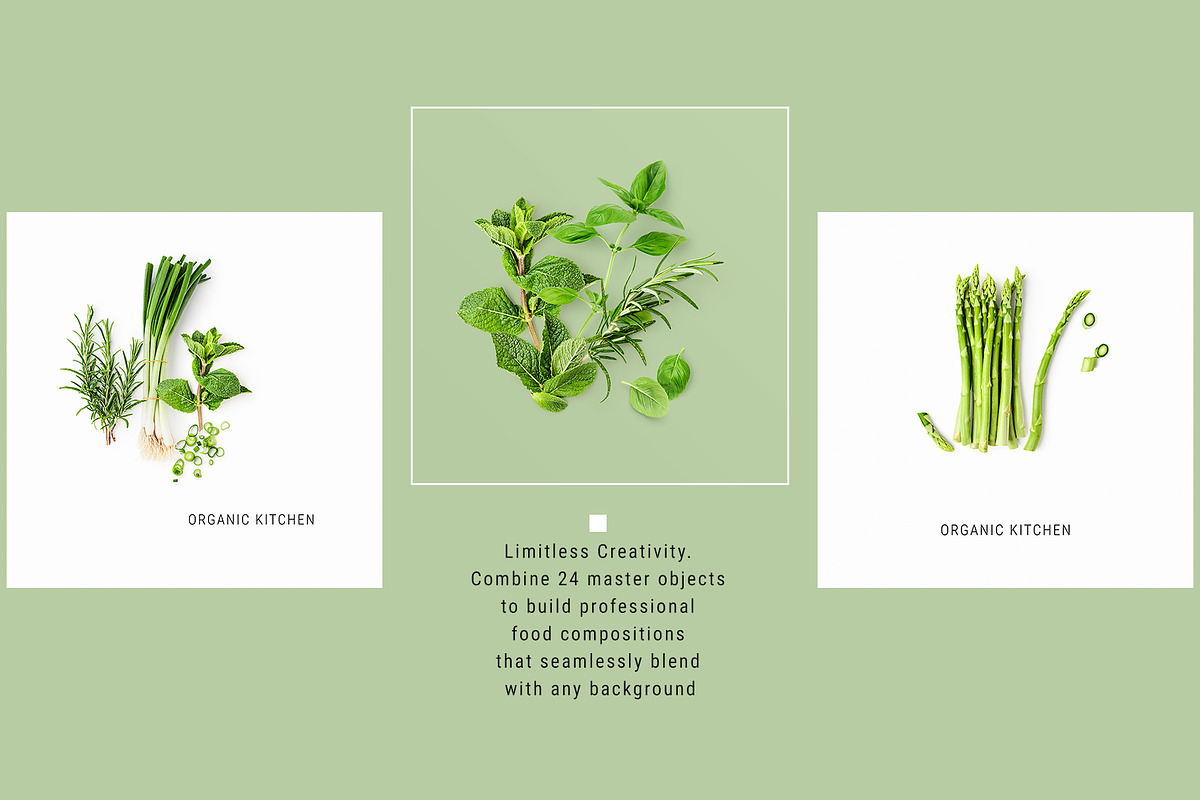 Organic Kitchen. Scene Creator, an Object Graphic by ifiStudio (Photo 5 of 6)